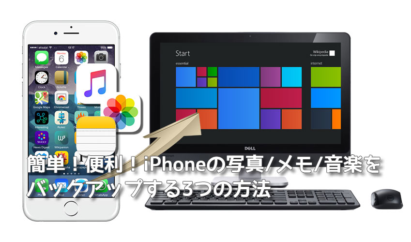 簡単 便利 Iphoneの写真 メモ 音楽をバックアップする3つの方法 Rene E Laboratory