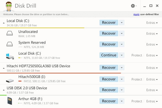 Disk Drillデータ復元ソフト